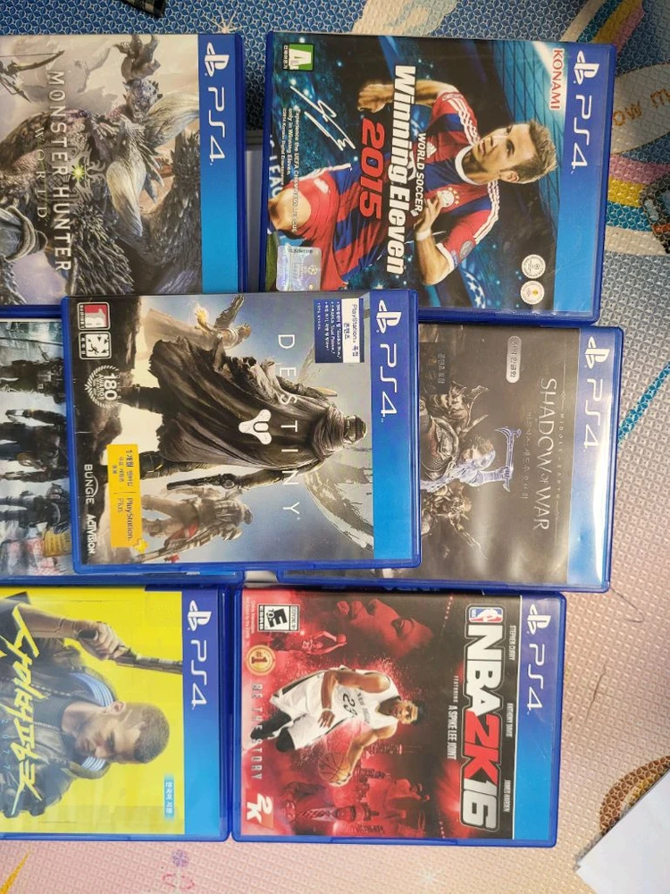 ps4 게임 팔아요. 명작들도 많아요. 사가세요. 이미지