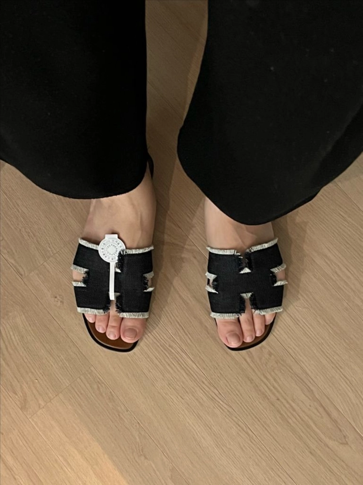 (새상품) 에르메스 오란 프린지 데님 39 이미지