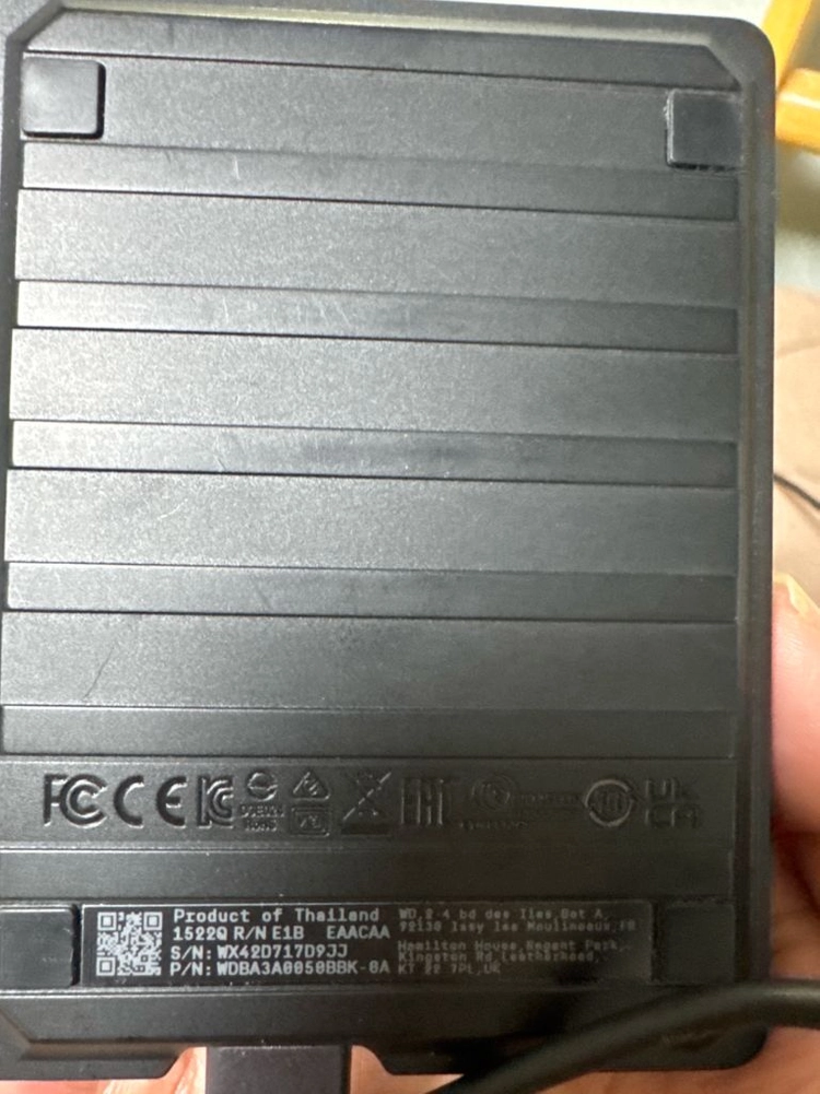 WD BLACK p10 5tb 이미지