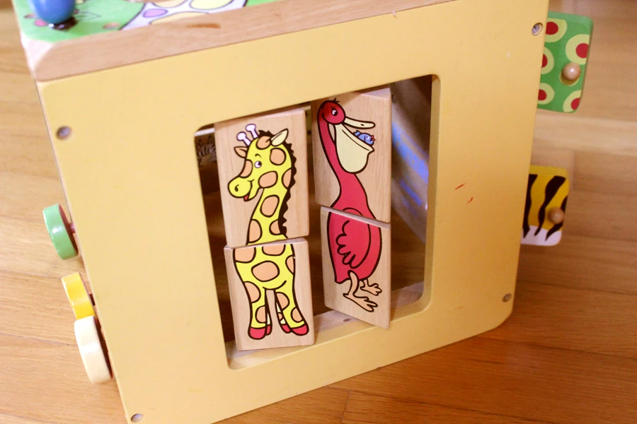 노벨랜드 비지쥬 롤러코스터 액티비티 큐브 원목 장난감 원목장난감 원목교구 나무교구 아기교구 아기장난감 어린이장난감 이미지