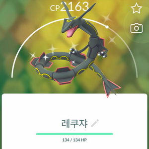 포켓몬고 이로치 레쿠쟈 이미지