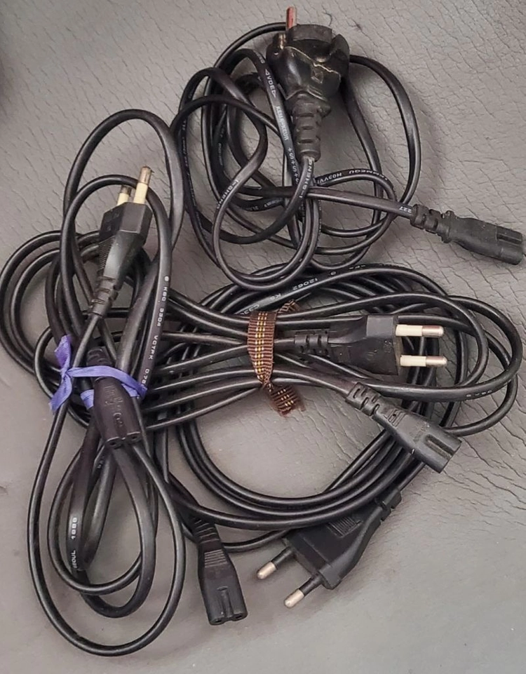케이블류 몽땅, 케이USB2.0 A to B , 8자 케이블, 동축 케이블, 랜선 이더넷 케이블, TV안테나 동축 이미지