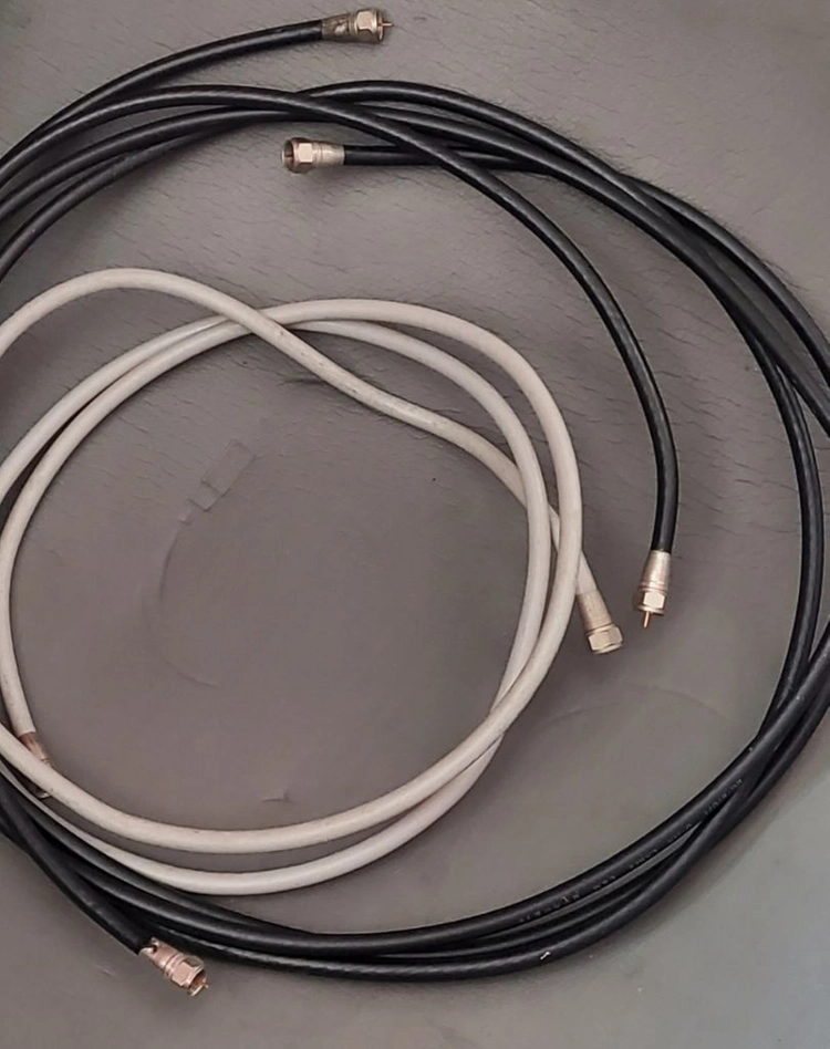 케이블류 몽땅, 케이USB2.0 A to B , 8자 케이블, 동축 케이블, 랜선 이더넷 케이블, TV안테나 동축 이미지