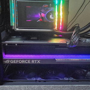rtx 5080 아스트랄 + 류오4 수냉쿨러 이미지