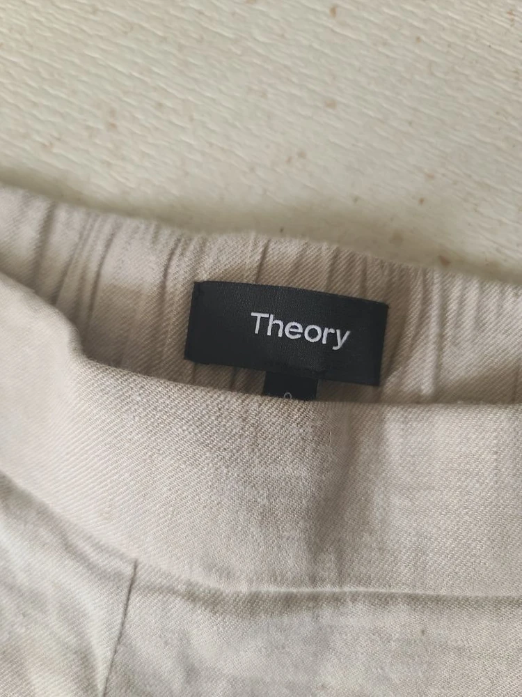Theory 띠어리 여성 린넨 팬츠 여름바지 size 0 / 마시모두띠 자라 폴로 아떼 바네사부르노 - 안심되는 중고거래