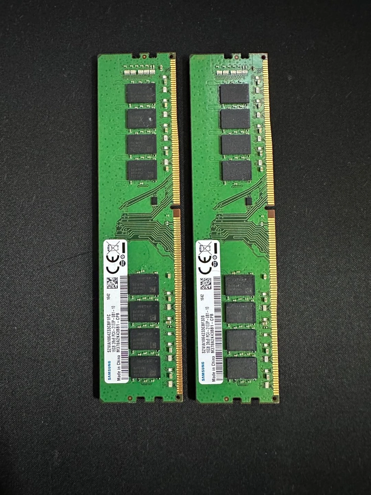 데스크탑용 메모리 램 삼성 DDR4 2133 메모리 2개 판매합니다. 이미지