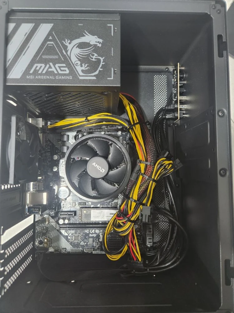 라이젠 5500gt 16gb 500gb 사무용 컴퓨터 이미지