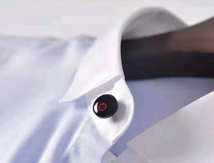 구찌 콤드 코튼 산호 뱀 자수 남성 셔츠 이미지