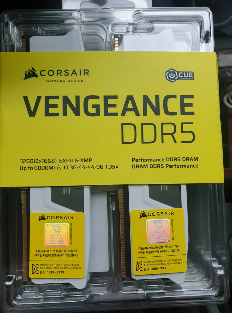 CORSAIR 커세어 DDR5 6000 VENGEANCE 화이트 32GB - 안심되는 중고거래