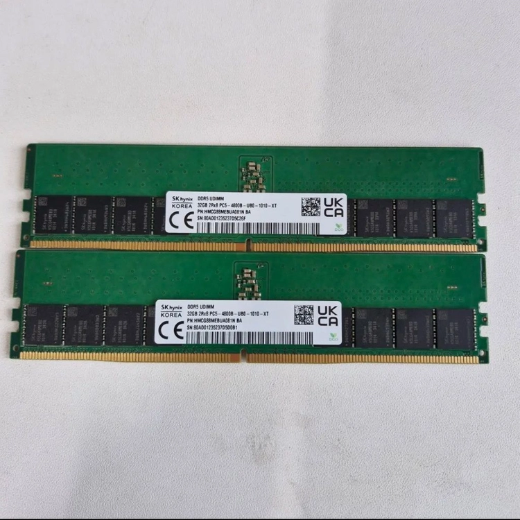 DDR5 32GB 데스크탑 램(클레브 하이닉스 마이크론) 이미지