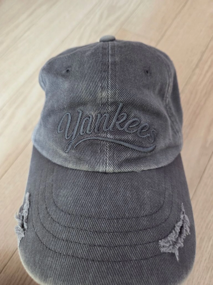 MLB 뉴욕 양키스 볼캡 진회색 이미지