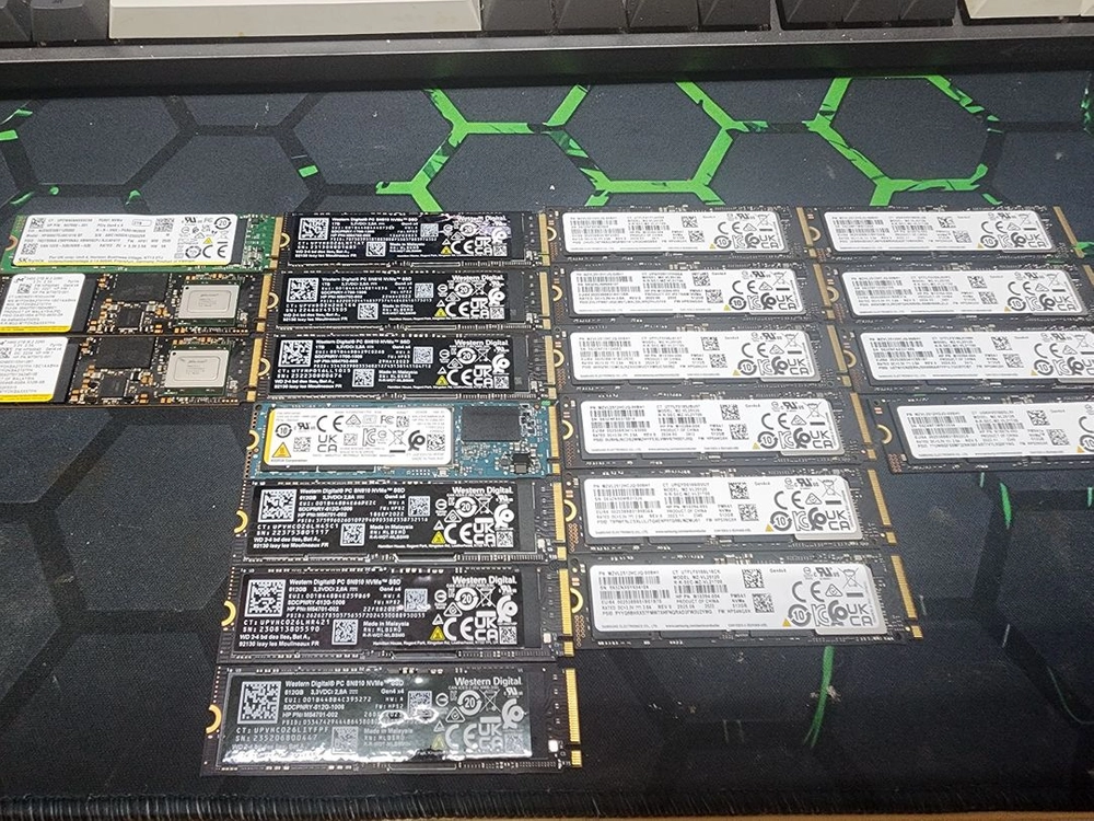 M.2 NVMe SSD 9a1 pc801 sn810 이미지