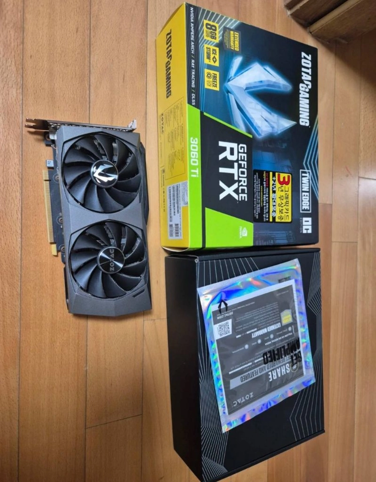 조텍 ZOTAC RTX 3060Ti 팝니다 - 안심되는 중고거래