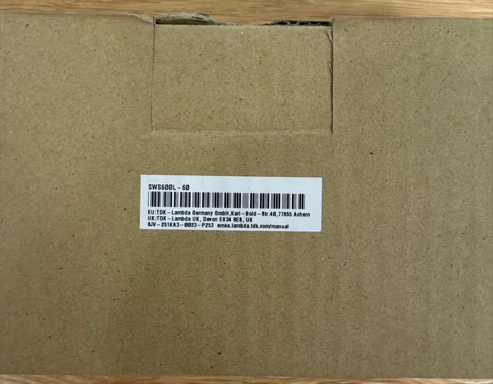 TDK-Lambda SWS600L-60 (600W 산업용 파워서플라이) 이미지