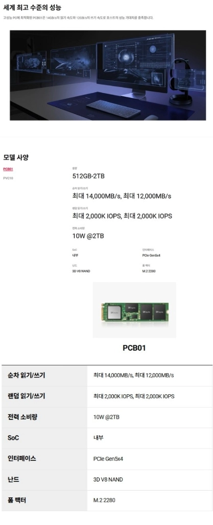 SK하이닉스 PCIE Gen5 1TB 이미지