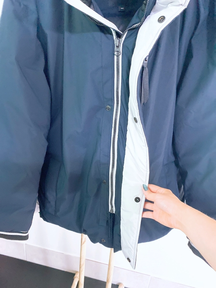 (105)지오송지오남자네이비거위털패딩 이미지
