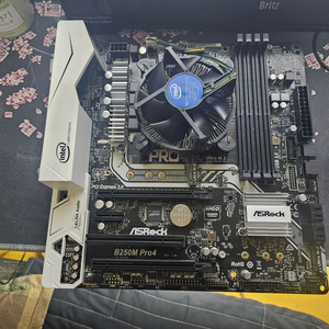 B250M pro4 메인보드 + CPU i3-7100 이미지
