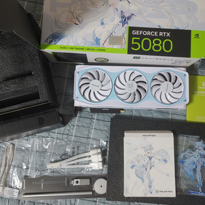 MANLI 지포스 RTX 5080 Polar Fox OC V2 D7 16GB 대원씨티에스 팝니다. 이미지