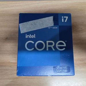 인텔 코어 i7-12700 LGA1700 CPU 정품 이미지