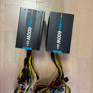 잘만 에코맥스 600W 83+ 파워서플라이 1개당 이미지