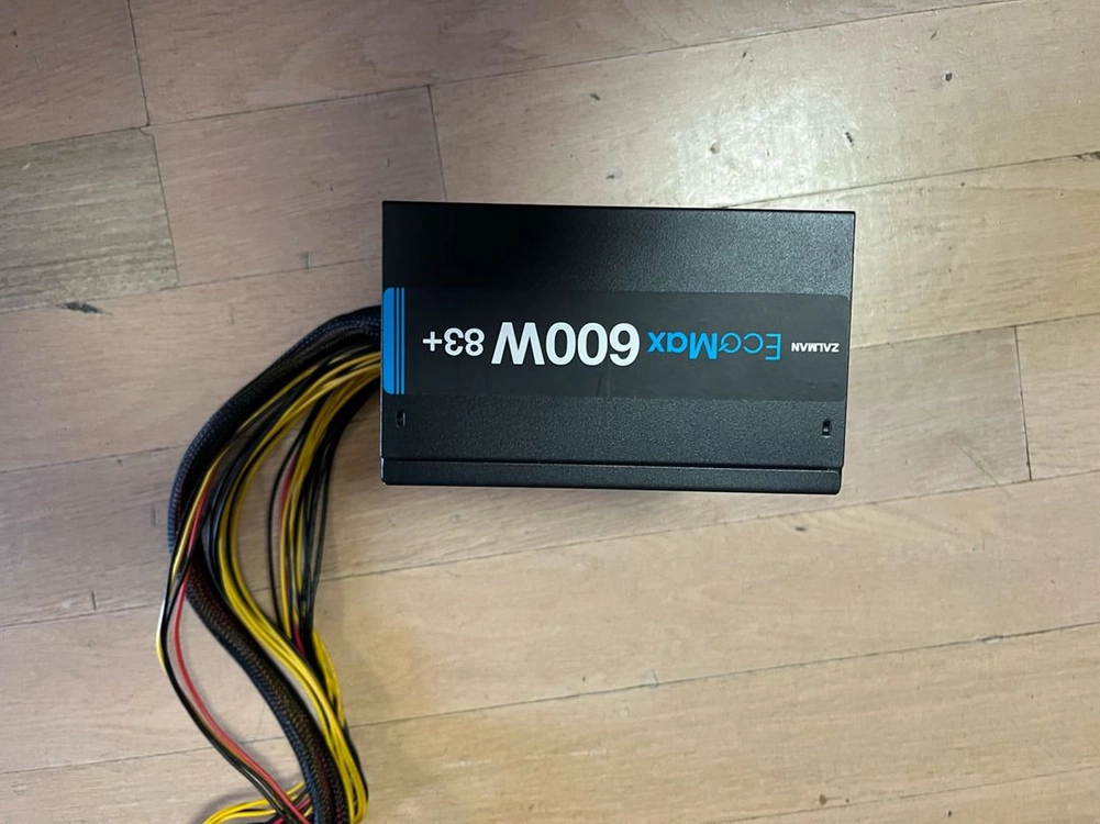 잘만 에코맥스 600W 83+ 파워서플라이 1개당 이미지