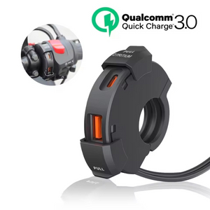 12V 오토바이 USB 고속 충전 소켓 C 타입 휴대폰 QC3.0 이미지
