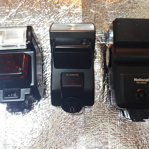 [3개일괄] 니콘 SB-22/캐논 300EZ/내셔널 PE-250S 필름카메라용 (플래쉬)스피드라이트 이미지