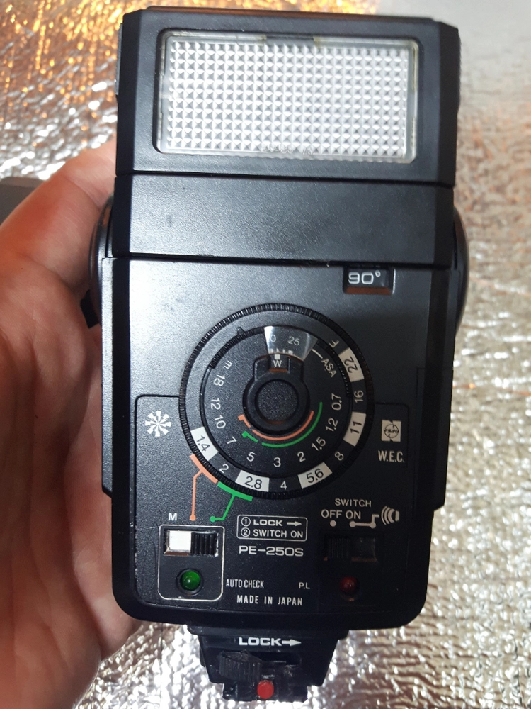 [3개일괄] 니콘 SB-22/캐논 300EZ/내셔널 PE-250S 필름카메라용 (플래쉬)스피드라이트 이미지