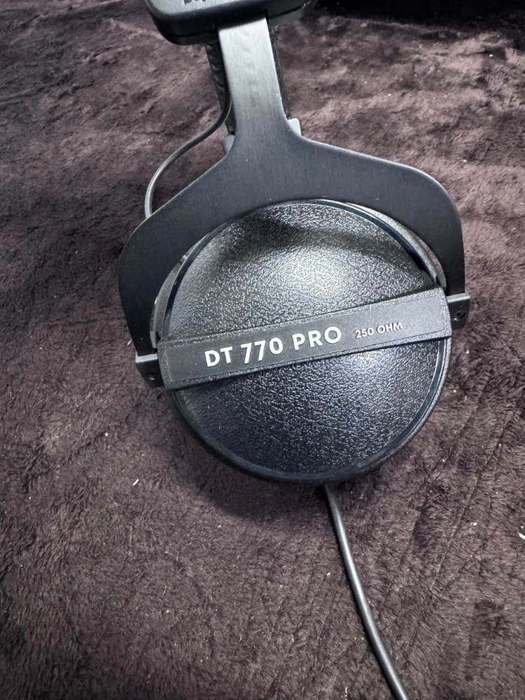 베이어다이나믹 DT770Pro 250옴 DT-770 PRO DT770 PRO 250 옴 헤드폰 이미지