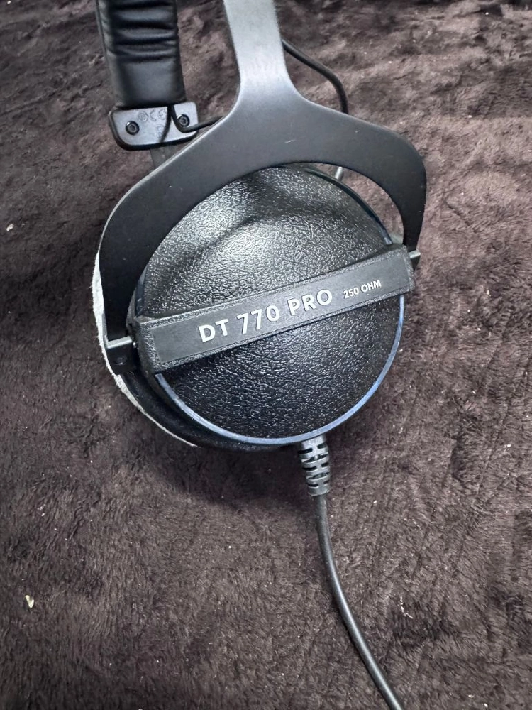 베이어다이나믹 DT770Pro 250옴 DT-770 PRO DT770 PRO 250 옴 헤드폰 이미지