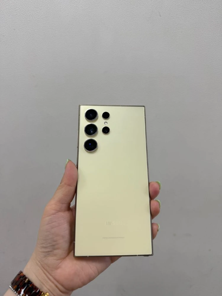 (부산중고폰) 갤럭시s24울트라 엘로우 512기가 상태최상 판매해요 이미지