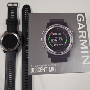 가민 디센트 mk1 다이빙 컴퓨터 GPS 스마트워치 이미지