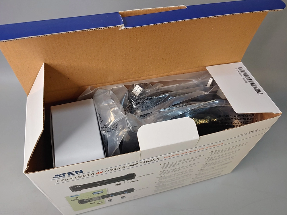 ATEN 2포트 USB 3.0 4K HDMI KVMP 스위치 CS1822 이미지