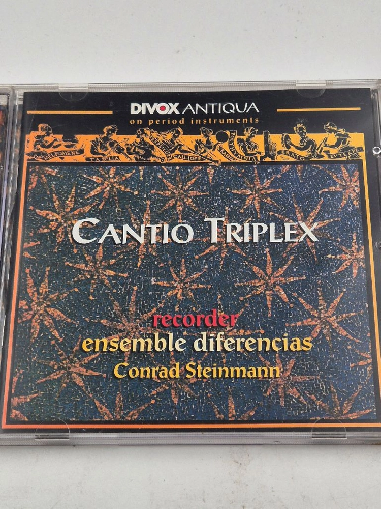 뒤파이 Dufay Cantio Triplex 리코더 고음악 시대악기 DIVox 수입 클래식 CD 이미지