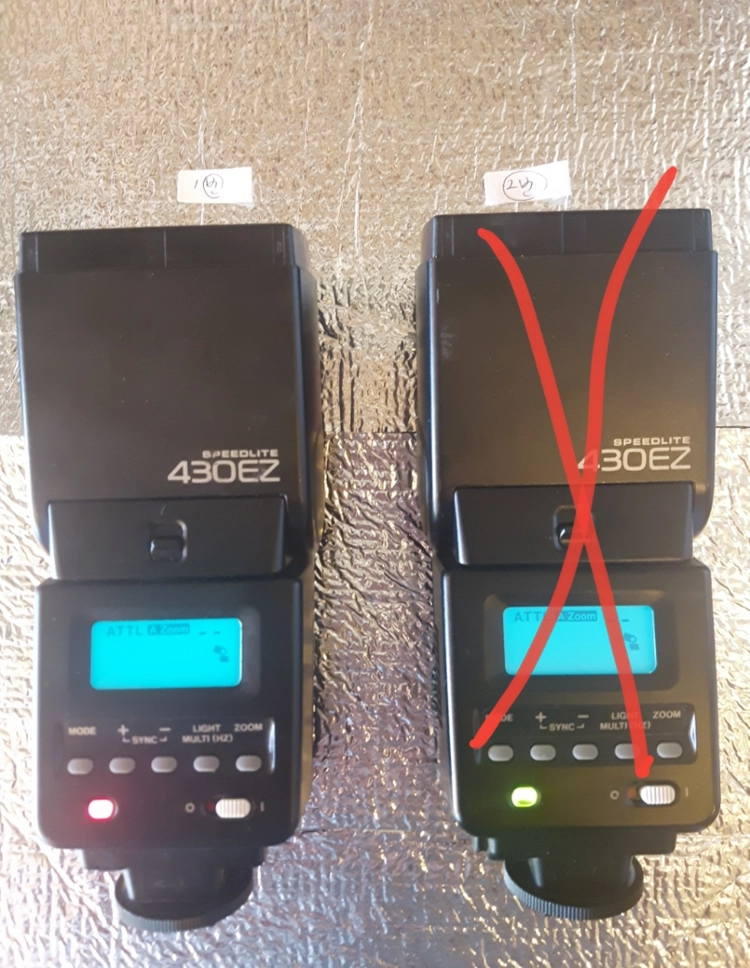 [정상 작동] 캐논 430EZ 플래시 (필름카메라)용 (플래쉬)스피드라이트 Canon 이미지