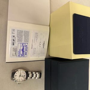 론진 vhp gmt 43mm 흰판 이미지