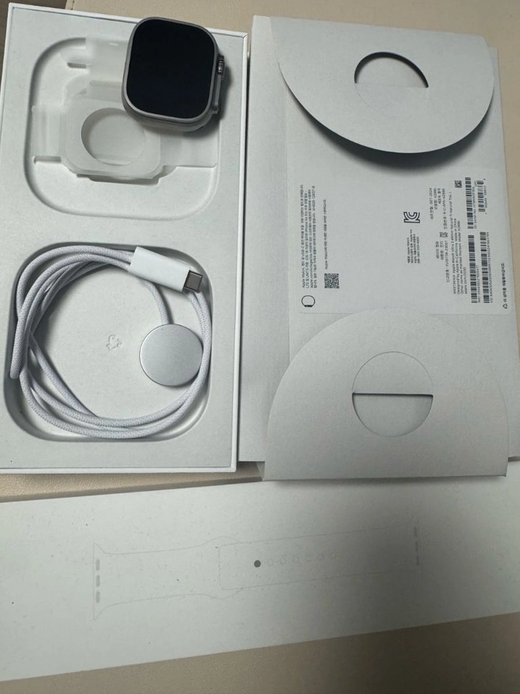 (애플케어)애플워치 울트라2 49mm 티타늄 풀박스 급처 이미지