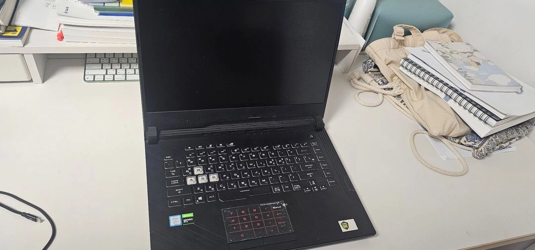 ASUS ROG G531U i7 9750h 1660ti 15.6 노트북 부품용 이미지