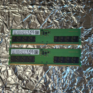 테스트완료) 민트급 삼성 DDR5 5600 32GB (16GB x 2) 램 메모리 팝니다 이미지
