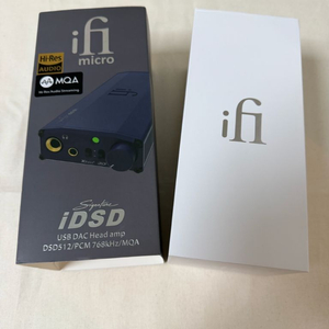 (개봉만한 새상품)iFi micro iDSD Signature 사운드캣 정품 이미지