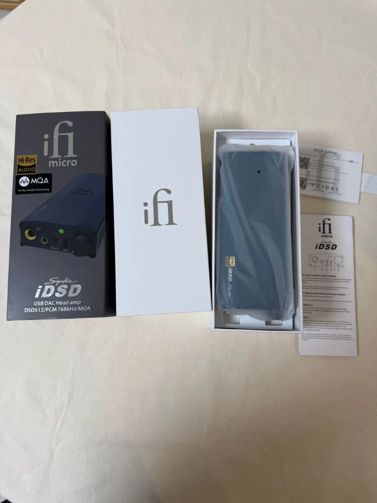 (개봉만한 새상품)iFi micro iDSD Signature 사운드캣 정품 이미지