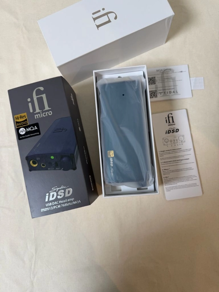 (개봉만한 새상품)iFi micro iDSD Signature 사운드캣 정품 이미지