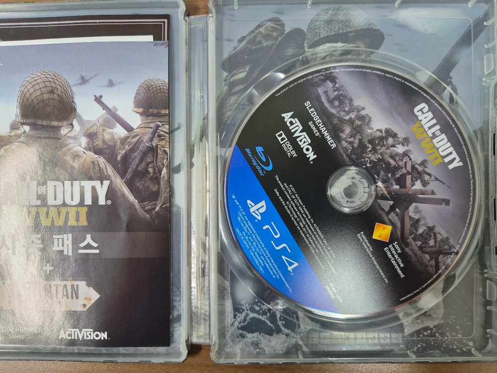 PS4 콜오브듀티 월드워2 프로에디션 (스틸북) 이미지