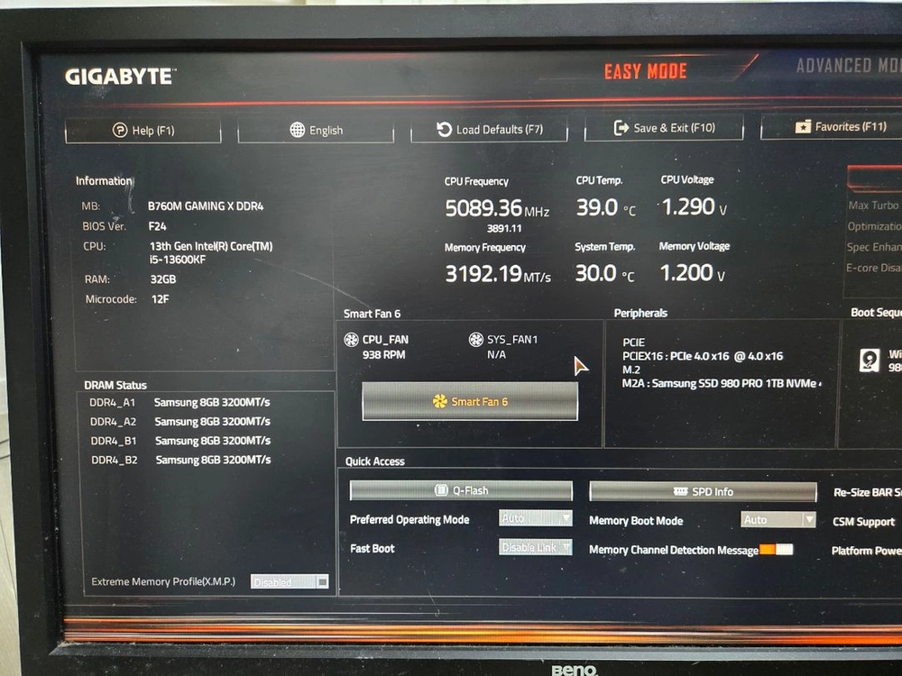 i5-13600KF RTX 3070 게이밍 PC 본체 이미지