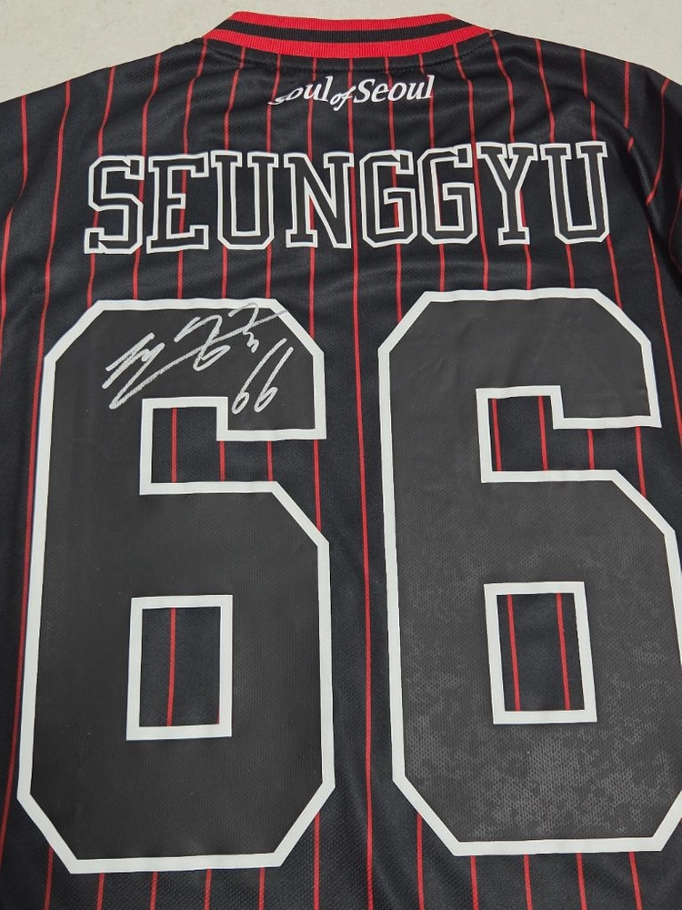 2020 FC서울 아챔 ACL 홈킷 오피셜 풀패치 친필싸인 유니폼 한승규 이미지