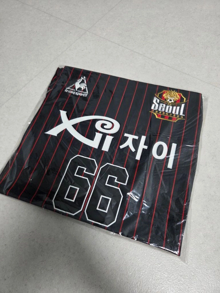 2020 FC서울 아챔 ACL 홈킷 오피셜 풀패치 친필싸인 유니폼 한승규 이미지