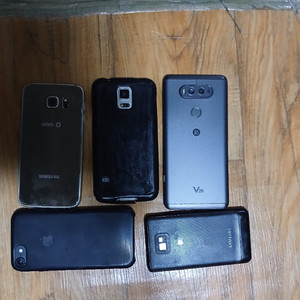 삼성/애플 LG 구형 스마트폰 5대 일괄 폐휴대폰 이미지