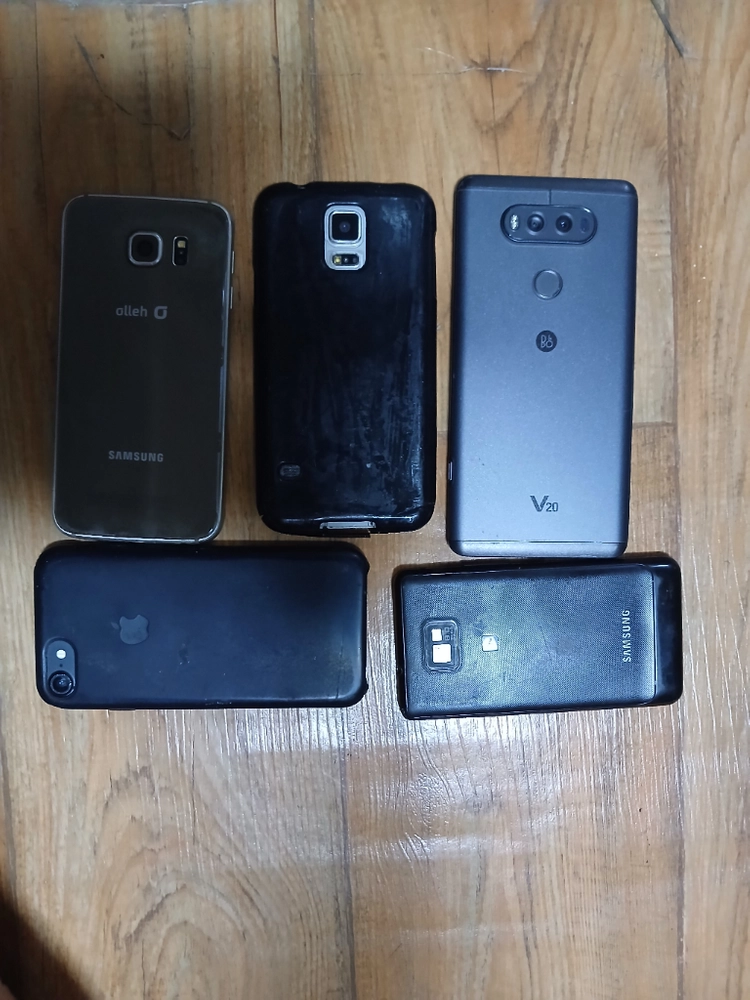 삼성/애플 LG 구형 스마트폰 5대 일괄 폐휴대폰 이미지