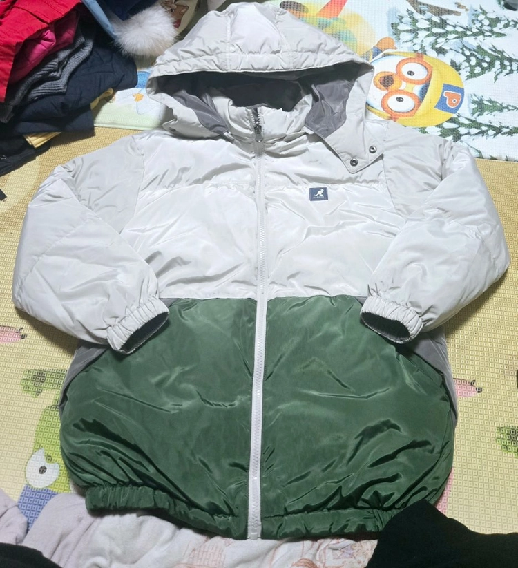 아동 145호 캉골 키즈 오리털 리버시블 양면 패딩 점퍼 이미지