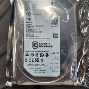 CCTV HDD 씨게이트 하드디스크 4테라 SEAGATE 4TB 미개봉 이미지